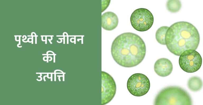 Origin of Life on Earth - in Hindi