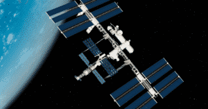 International Space Station (ISS) in Hindi