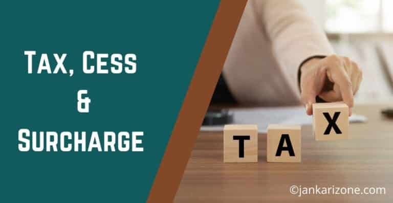 Difference Between Tax & Cess in Hindi