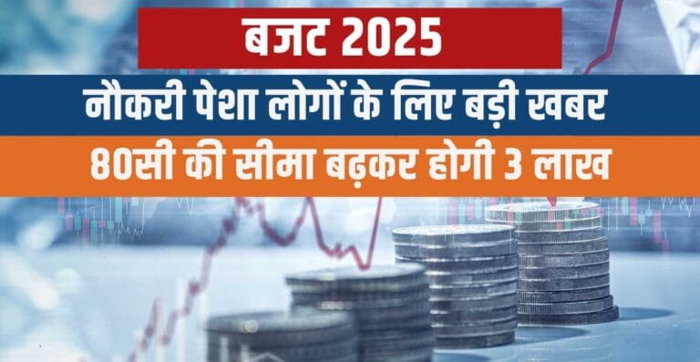 New year gift to taxpayers, government will increase 80C limit from 1.5 to 3 lakh